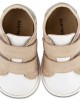 Sneakers  Διπλή Μπαρέτα Χρατς PRI2104 Μπεζ Λευκό Μέντα