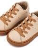 Δετό Δερμάτινο Sneaker BW 4312 Μπεζ
