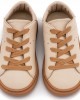 Δετό Δερμάτινο Sneaker BW 4312 Μπεζ