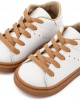 Δετό Δερμάτινο Sneaker BW 4312 Λευκό