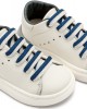 Δετό Sneaker με Δίχρωμο Κορδόνι EXC5294 Λευκό Μπλε