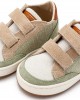 Δίχρωμο Sneaker Διπλό Χρατς EXC5297  Μέντα Μπεζ Λευκό