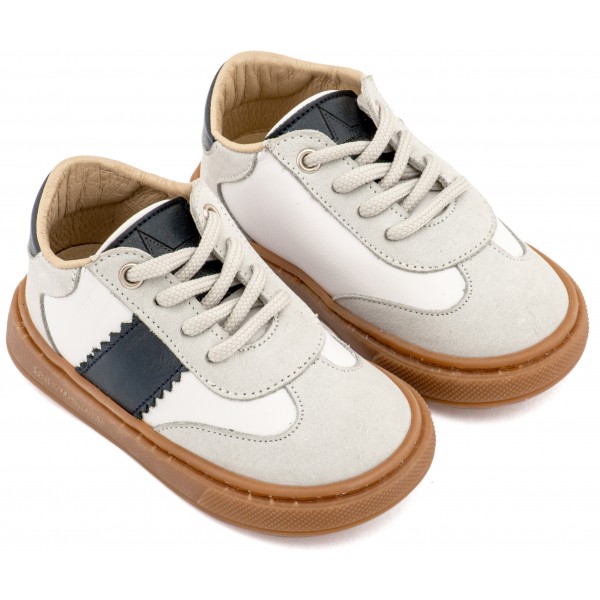 Δίχρωμο Δετά Sneaker EXC5309  Λευκό Μπλε