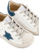 Τρίχρωμο Sneaker Δετό EXC5315  Λευκό Μπλε Ρουά Γκρι