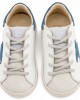 Τρίχρωμο Sneaker Δετό EXC5315  Λευκό Μπλε Ρουά Γκρι