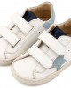 Τρίχρωμο Sneaker Διπλό Χρατς EXC5316  Λευκό Σιέλ