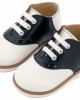Δίχρωμο Δετό Brogue EXC5318  Λευκό Μπλε