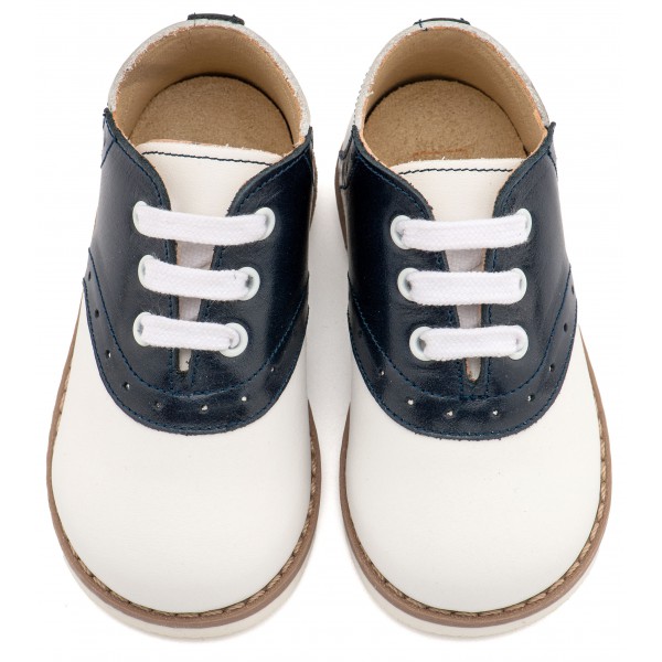 Δίχρωμο Δετό Brogue EXC5318  Λευκό Μπλε