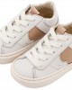 Δίχρωμο Sneaker Δετό EXC8001 Λευκό Μπεζ