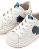 Δίχρωμο Sneaker Δετό EXC8001 Λευκό Μπλε
