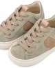 Δίχρωμο Sneaker Δετό EXC8002 Μέντα Μπεζ