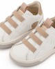 Sneaker Παντοφλέ με Λαστιχάκια EXC8005 Λευκό Μπεζ
