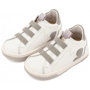 Sneaker Παντοφλέ με Λαστιχάκια EXC8005 Λευκό Γκρι