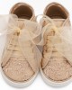 Sneaker απο Ύφασμα Φιλντιρέ Λουλούδια LU6129 Μπεζ