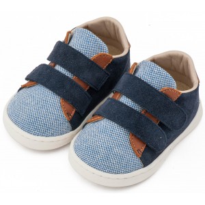 Sneakers Διπλή Μπαρέτα Χρατς PRI2104  Μπλε Ταμπά