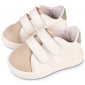 Sneakers PRI2113 Λευκό Μπεζ Μέντα